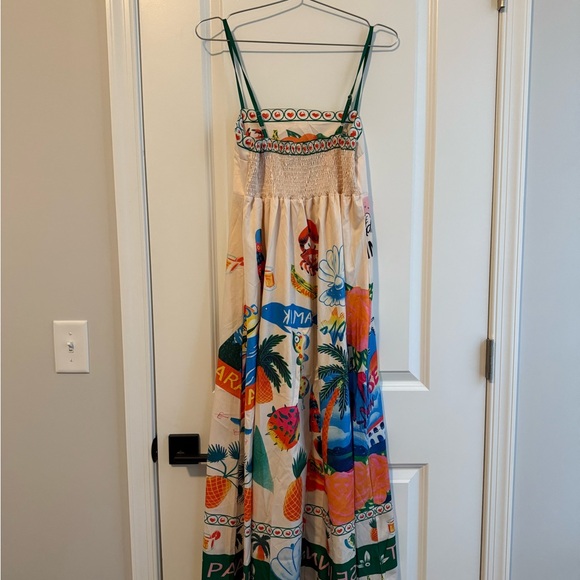 Colorful Graphic Maxi Maternity Dress - Picture 2 of 4